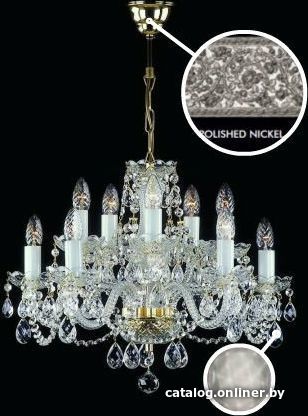 

Подвесная люстра ArtGlass Radka V. Full Cut R14 White Nickel