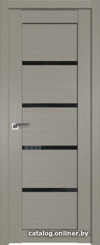 

Межкомнатная дверь ProfilDoors 2.09XN 70x200 (стоун, стекло дождь черный)