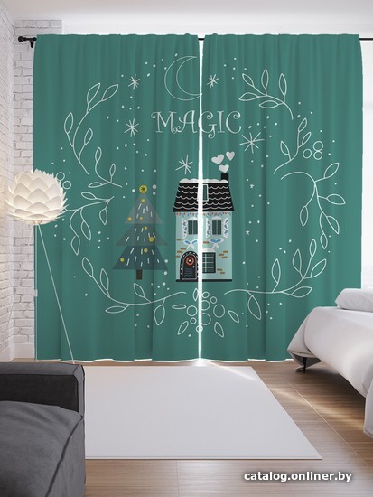 

Комплект штор JoyArty Магический домик 1.45x2.65 м p_380820_145x265 (2 шт)
