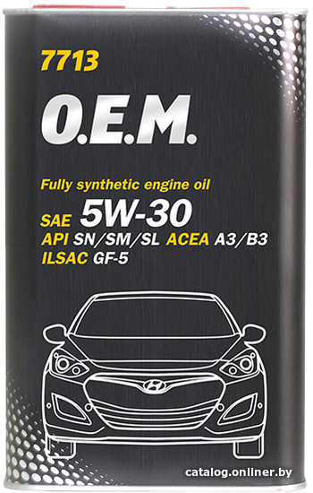 

Моторное масло Mannol O.E.M. for Hyundai Kia metal 5W-30 1л