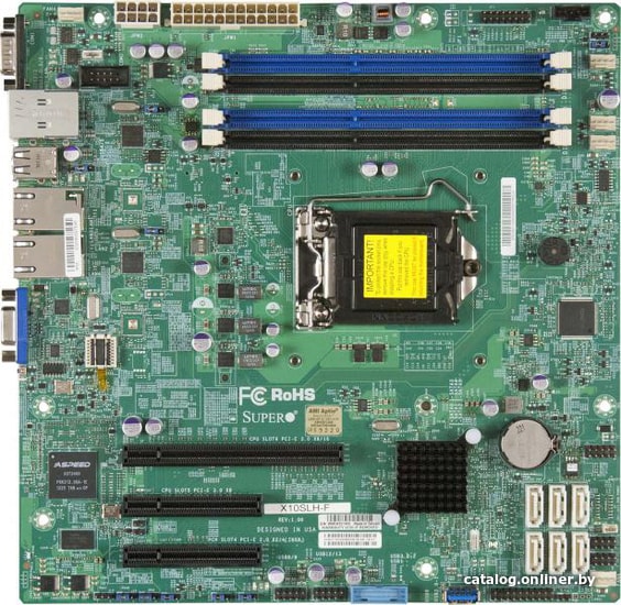 

Материнская плата Supermicro MBD-X10SLH-F-O