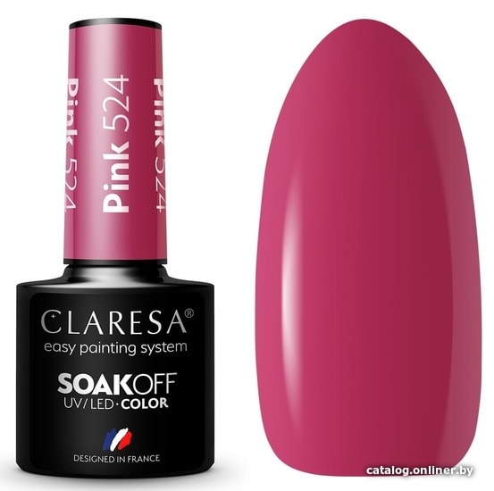 

Гель-лак Claresa Hybrid Pink 524 5 мл