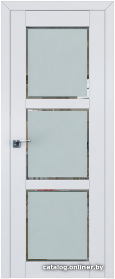 

Межкомнатная дверь ProfilDoors 2.13U 70x200 (аляска, стекло square матовое)