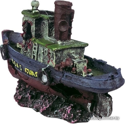 

Декорация Silver Berg Лодка 25x9.5x15 cм №741