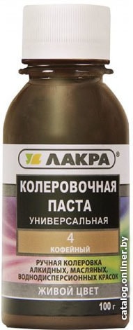 

Колеровочная краска Лакра №4 0.1 кг (кофейный)