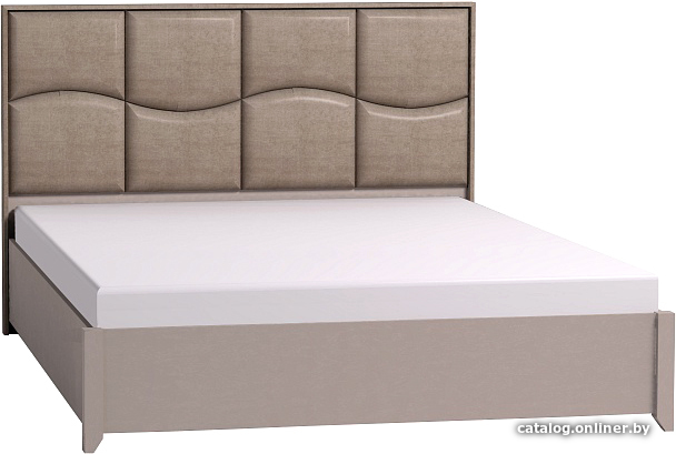 

Кровать Глазов Brownie 306 Люкс 180x200 (мокко/furor brown grey)