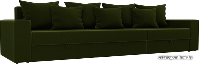 

Диван Лига диванов Мэдисон Long 106161 (микровельвет, зеленый)