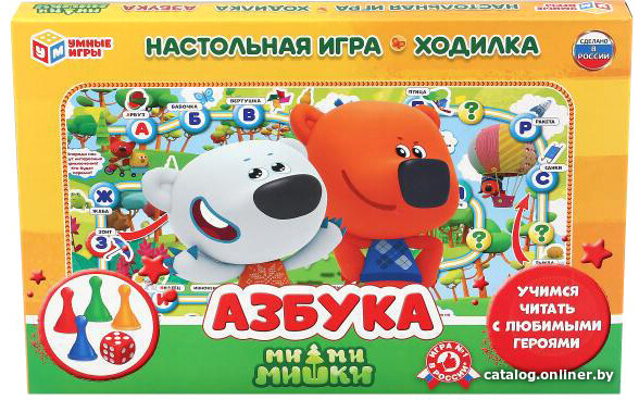 

Настольная игра Умные игры Азбука. Ми-Ми-Мишки 4690590182659