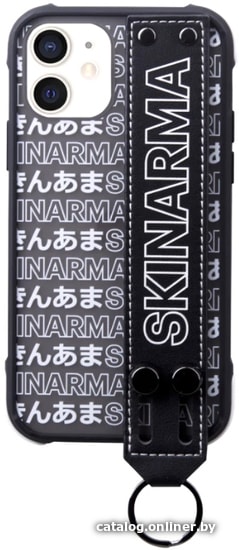 

Чехол для телефона Skinarma Kotoba Strap для iPhone 12 mini (черный)