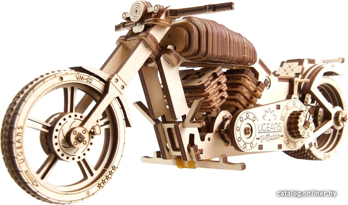 

3Д-пазл Ugears Байк VM-02