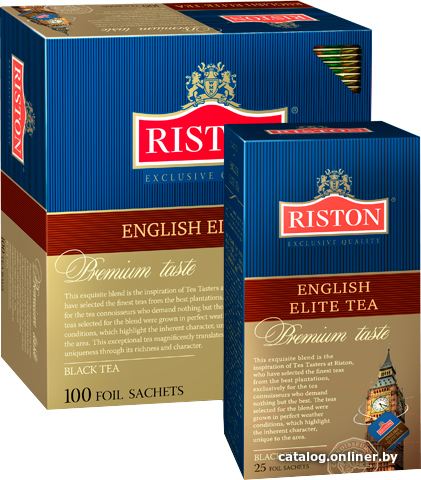

Черный чай Riston English Elite Tea 25 шт