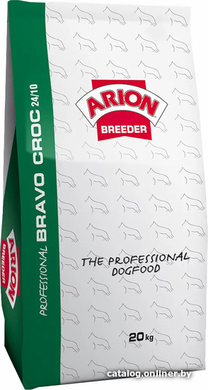 

Сухой корм для собак Arion Breeder Bravo Croc 24/10 20 кг