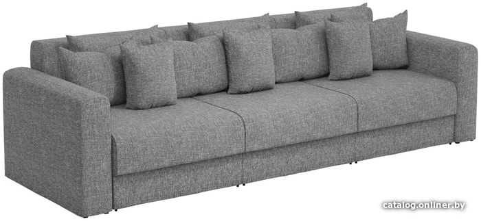 

Диван Mebelico Мэдисон Long 59208 (рогожка, серый)