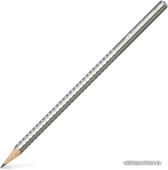 

Простой карандаш Faber Castell Grip Sparkle 118213 (B, серебристый)