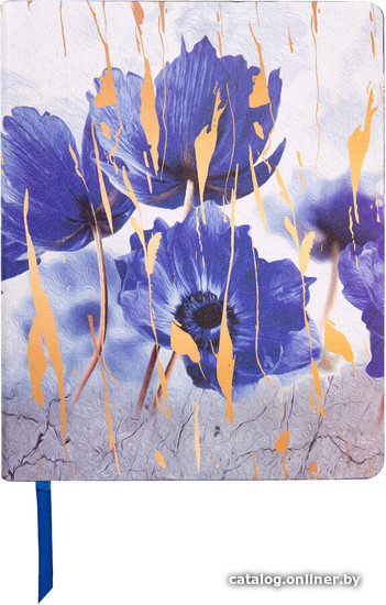

Полуобщая тетрадь BRAUBERG Vista Blue flowers 403920 (80л, клетка)