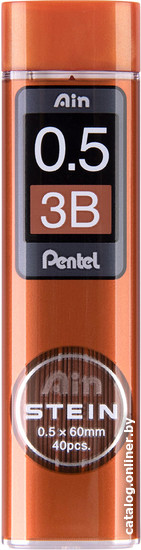 

Набор грифелей для карандаша Pentel Ain Stein C275-3BO (40 шт)