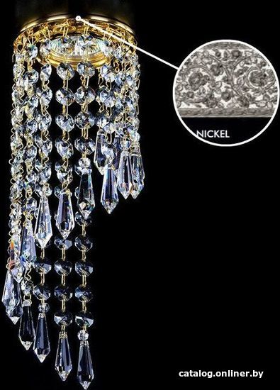 

Припотолочная люстра ArtGlass Spot 18 Nickel Ce