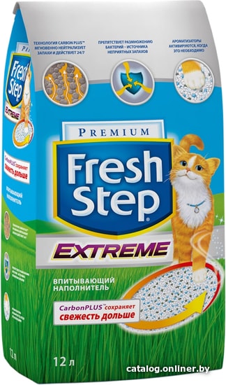 

Наполнитель для туалета Fresh Step Extreme 12 л