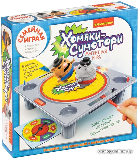 

Настольная игра Bondibon Хомяки-сумотори ВВ4854