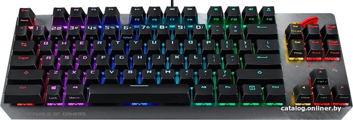 

Клавиатура ASUS ROG Strix Scope TKL (Cherry MX Silent Red)