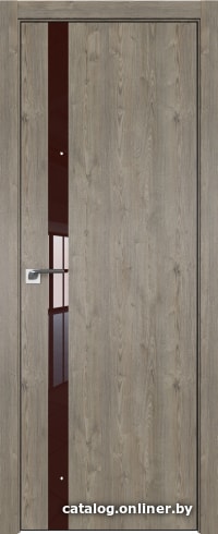

Межкомнатная дверь ProfilDoors 6ZN 80x200 (каштан темный/стекло коричневый лак)