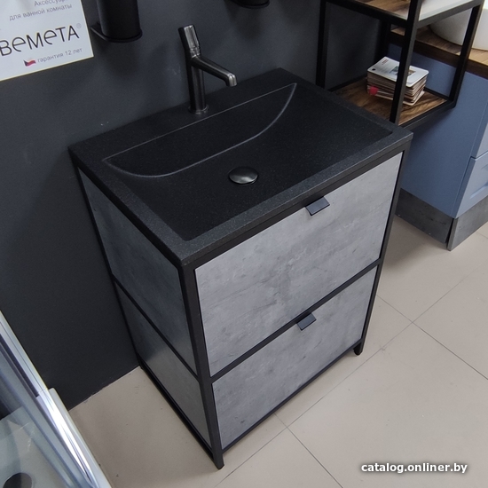 

Sanora Loft Albano Millenium Black с умывальником