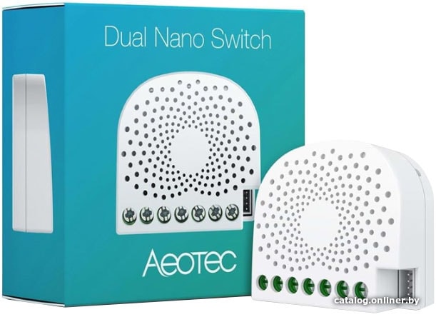 

Центр управления (хаб) Aeotec Dual Nano Switch with Power Metering
