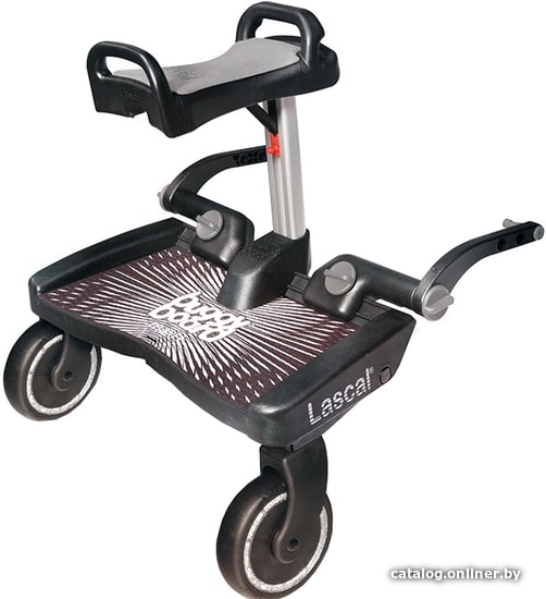 

Подножка для второго ребенка Lascal BuggyBoard Maxi+ (черный/серый)