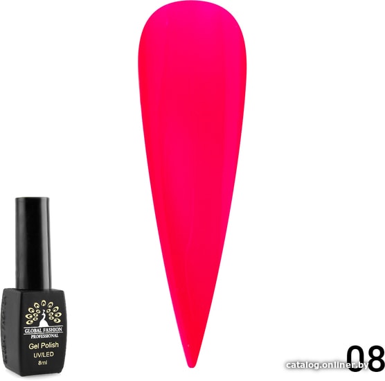 

Гель-лак Global Fashion Luminous светящийся в темноте (тон 08) 8 мл