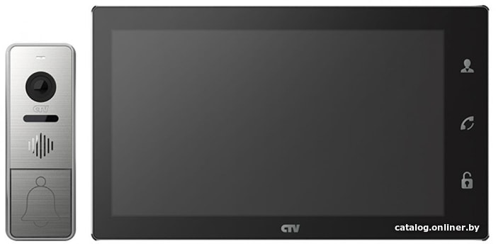 

Комплект видеодомофона CTV CTV-DP4102FHD (черный)