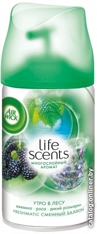 

Сменный блок для освежителя воздуха Air Wick Fresh Matic 250 мл (утро в лесу)