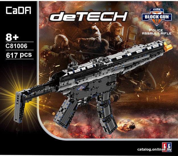 

Конструктор CaDa Block Gun Пистолет-пулемет MP5 C81006W