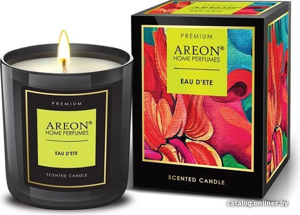 

Ароматизированая свеча Areon Premium Eau D'Ete ARE-PC01
