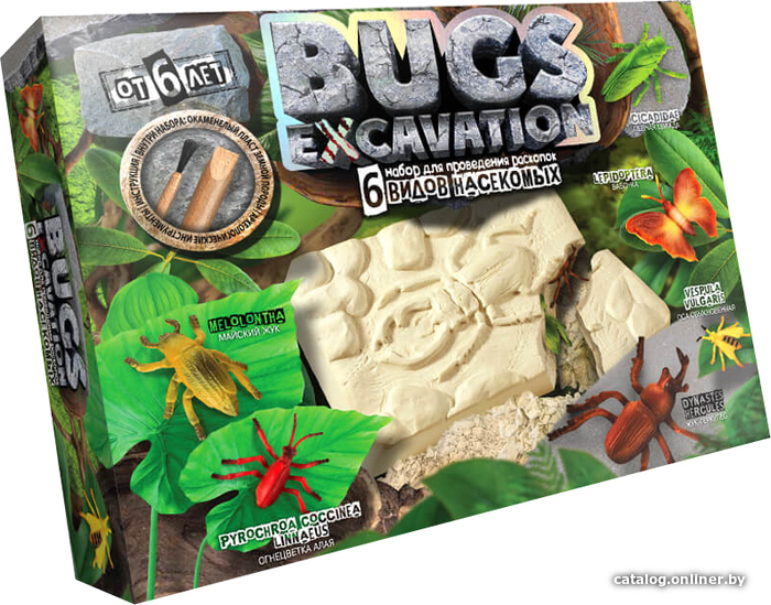 

Набор для опытов Danko Toys Bugs Excavation Насекомые BEX-01-03