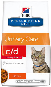 

Сухой корм для кошек Hill's Prescription Diet c/d Feline Urinary Stress 0.4 кг