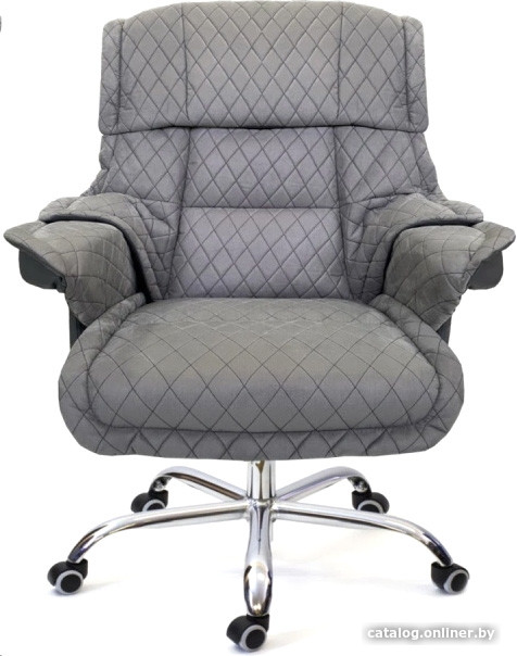 

Кресло King Style Аликанте (замш, светло-серый)