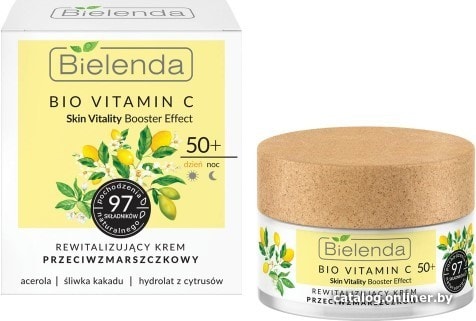 

Bielenda Крем для лица Vitamin C увлажняющий 50+ день/ночь 50 мл