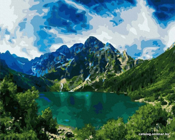 

Картина по номерам PaintBoy Горное озеро GX40316