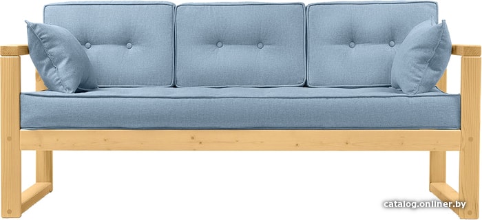 

Диван Divan Астер-3 Textile Sky (рогожка romeo 09, голубой)