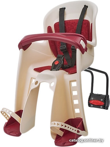 

Детское велокресло Polisport Bilby Junior FF Cream/Bordeaux