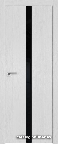 

Межкомнатная дверь ProfilDoors 2.04XN 40x200 (монблан, стекло lacobel черный лак)