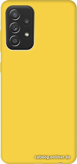 

Чехол для телефона Case Cheap Liquid для Samsung Galaxy A52 (желтый)