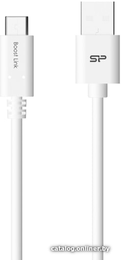 

Кабель Silicon-Power Boost Link PVC LK10AC USB Type-A - USB Type-C (1 м, белый)
