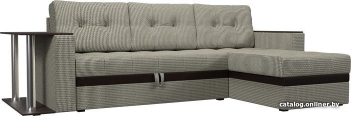 

Угловой диван Mebelico Атланта М 106980 (правый, корфу, серый)