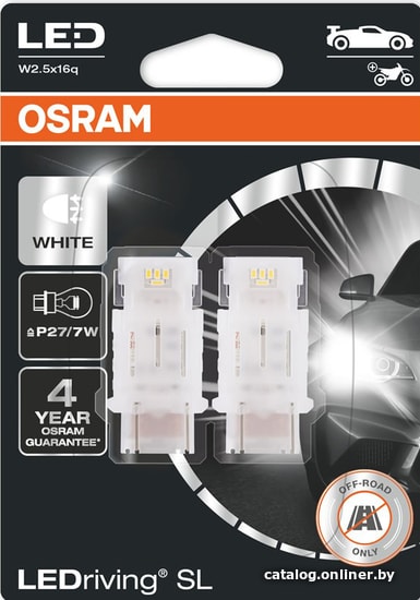 

Светодиодная лампа Osram P27/7W LEDriving White 2шт