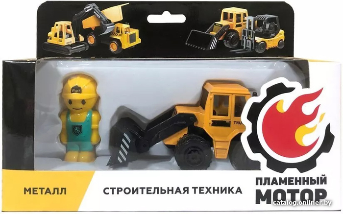 

Трактор Пламенный мотор С фигуркой строителя 870719