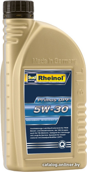 

Моторное масло Rheinol Primus DPF 5W-30 1л