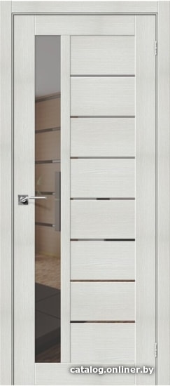 

Межкомнатная дверь el'Porta Порта-27 70x200 (Bianco Veralinga Mirox Grey)