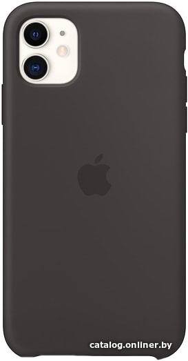 

Чехол для телефона Apple Silicone Case для iPhone 11 (черный)