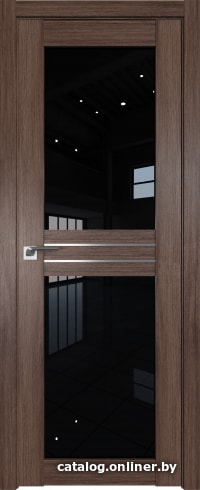 

Межкомнатная дверь ProfilDoors 2.56XN 50x190 (салинас темный, стекло черный триплекс)